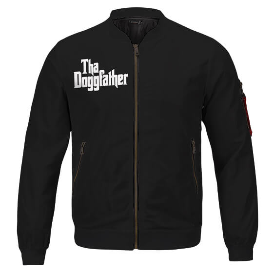 the doggfather snoop dogg logo minimalistic bomber jacket 0qw14