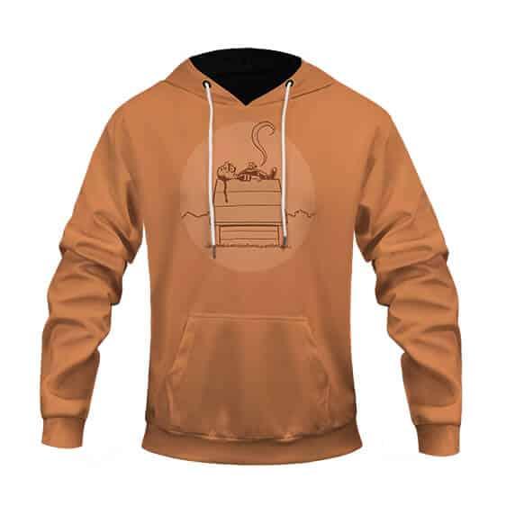 Amazing Snoopy Dogg Cartoon Parody Dark Khaki Hoodie