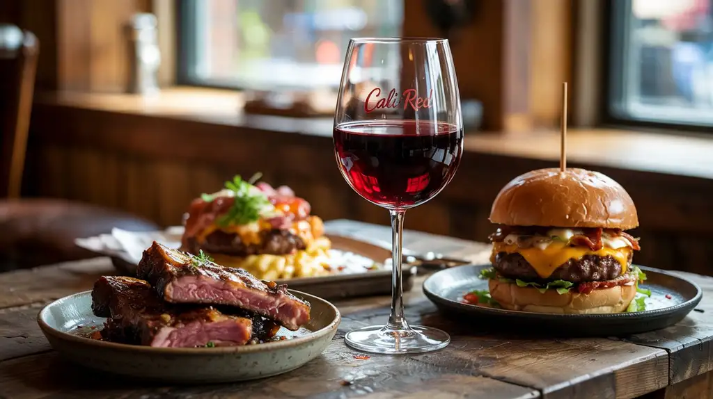 Snoop Dogg's Cali Red wine paired with BBQ dishes