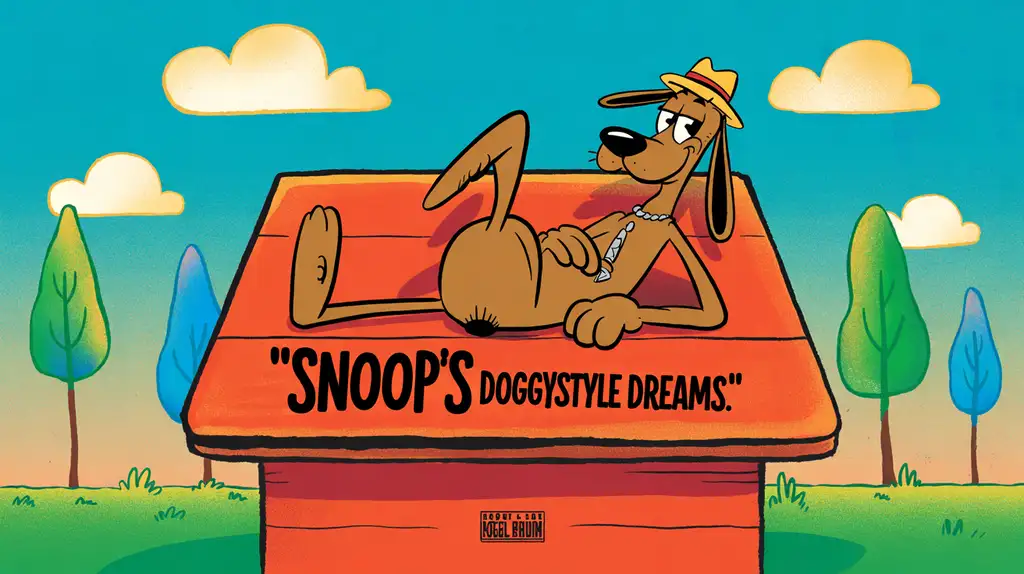 The groundbreaking debut that defined G-Funk Snoop Dogg's Doggystyle album cover artwork