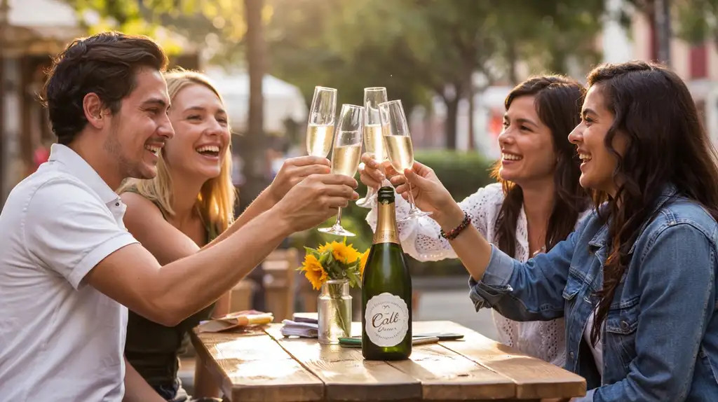 Cali Gold brings Snoop’s West Coast vibe to everyday festivities Friends toasting with glasses of Snoop Dogg's 19 Crimes Cali Gold