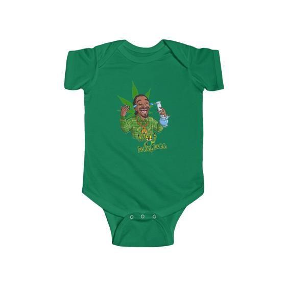 Funny Snoop Doggy Dogg THC Parody Cool Baby Bodysuit
