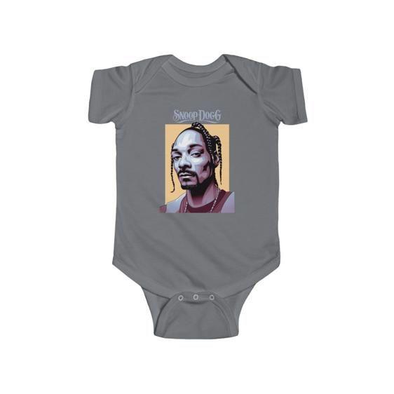 Long Beach California Rap Icon Snoop Dogg Portrait Baby Onesie