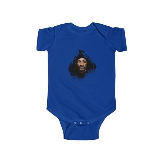 Happy Go Lucky Snoop Dogg Neon Pink Dope Baby Bodysuit