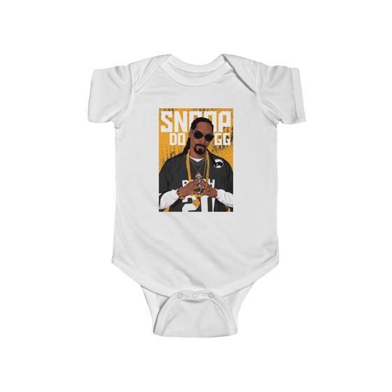 Long Beach Gangsta Snoop Doggy Dogg Dope Baby Bodysuit