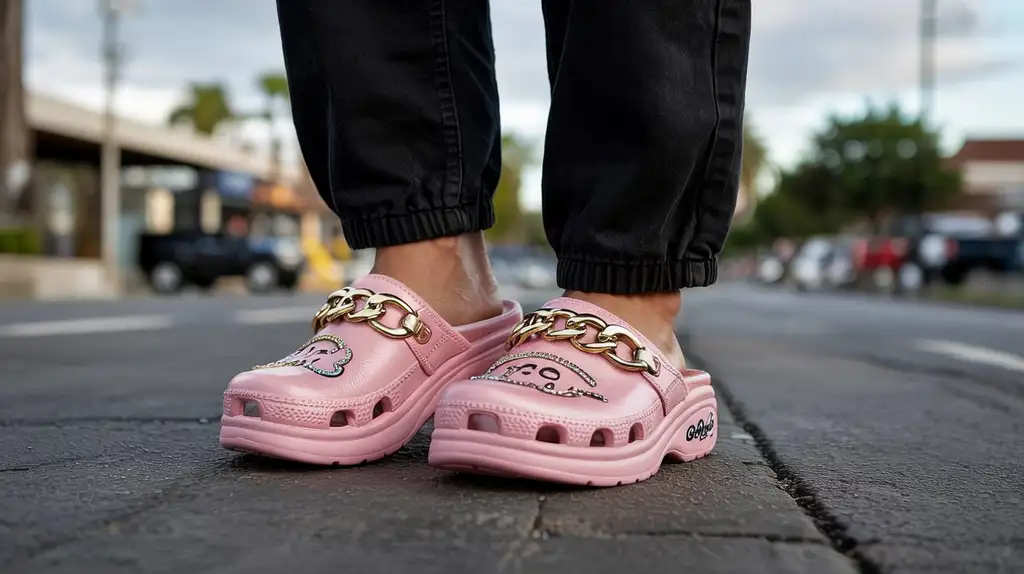 Snoop Dogg’s signature foam clogs blend comfort with West Coast style Official Skechers x Snoop Dogg foam clogs collection featuring the signature gold chain design