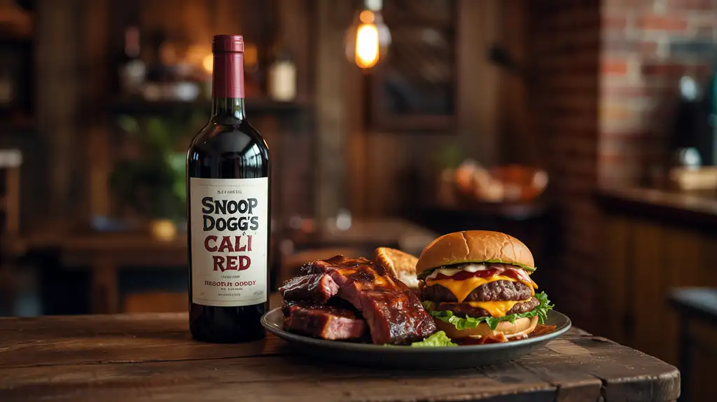 Cali Red pairs excellently with grilled meats and comfort foods Snoop Dogg Cali Red wine paired with barbecue dishes