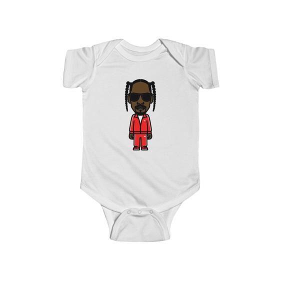 Snoop Dogg Club Of Weed Card Artwork Awesome Baby Bodysuit