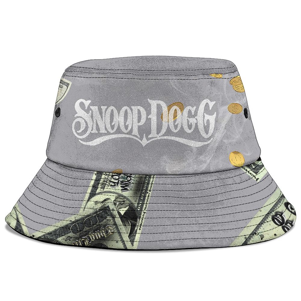 Snoop Dogg Gangsta Bandana Pattern Black Bucket Hat