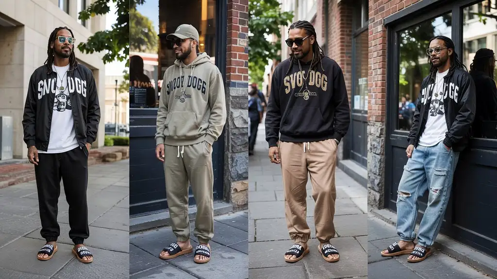 From lounging to casual outings – versatile comfort with D-O-Double-G flair Styling suggestions for wearing Snoop Dogg house shoes with different casual outfits