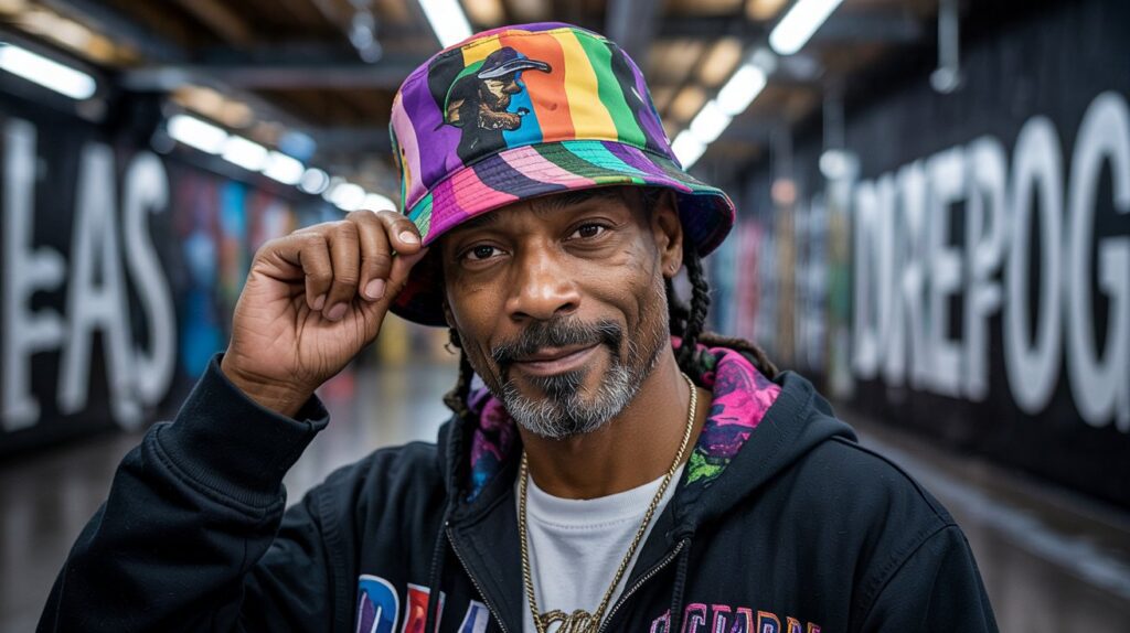 Limited edition Snoop Dogg collaboration bucket hat with