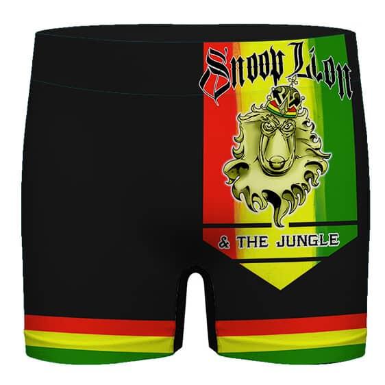 Trippy 3D Happy Snoop Dogg Pattern Men’s Boxer Shorts