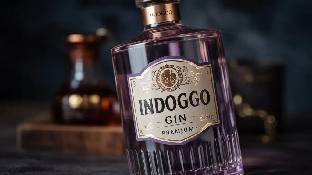 The signature strawberry-infused gin created by Snoop Dogg Bottle of Indoggo strawberry-infused gin by Snoop Dogg