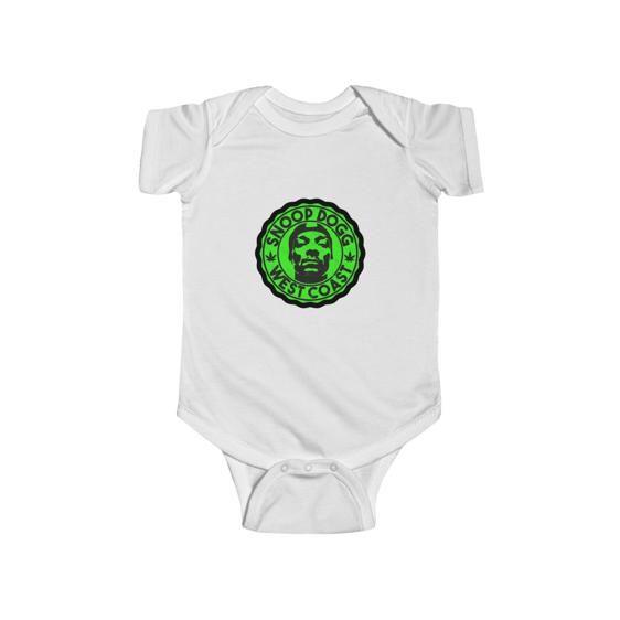 Trippy Snoop Dogg Art Purple Haze Dope Baby Bodysuit
