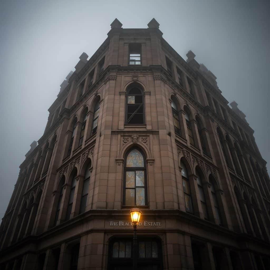 The abandoned brownstone that serves as Jimmy Bones’ supernatural sanctuary Gothic brownstone house from Bones horror movie