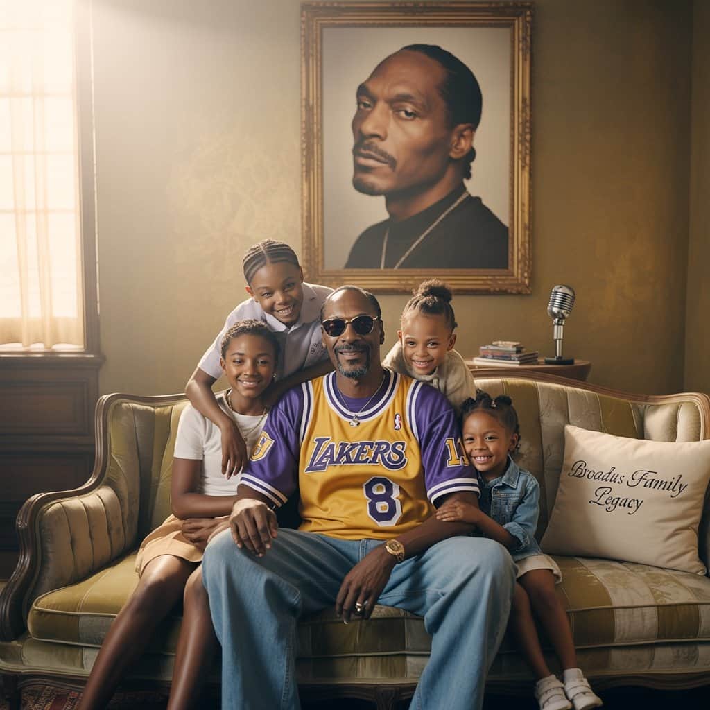 From Snoop Dogg to his grandchildren, three generations continue building the family’s diverse legacy Three generations of the Broadus family including Snoop Dogg, his children, and grandchildren