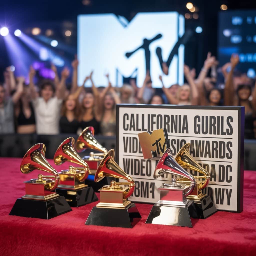 “California Gurls” received multiple award nominations and wins California Gurls award recognition