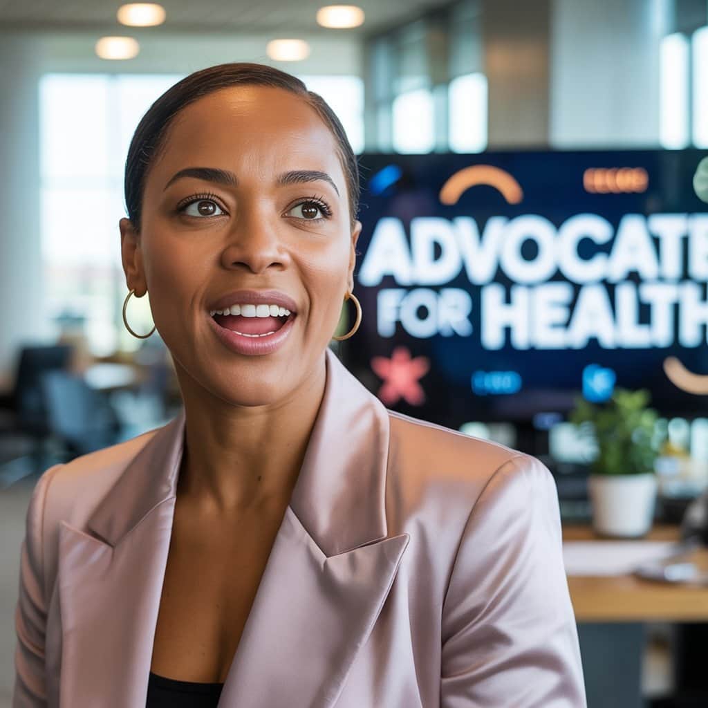 Cori has become a powerful advocate for lupus awareness and mental health Cori Broadus speaking about lupus awareness and health advocacy