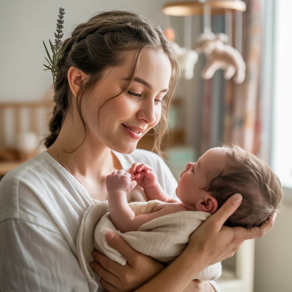 Cori’s journey into motherhood represents a new chapter of growth and love Cori Broadus embracing motherhood and family life