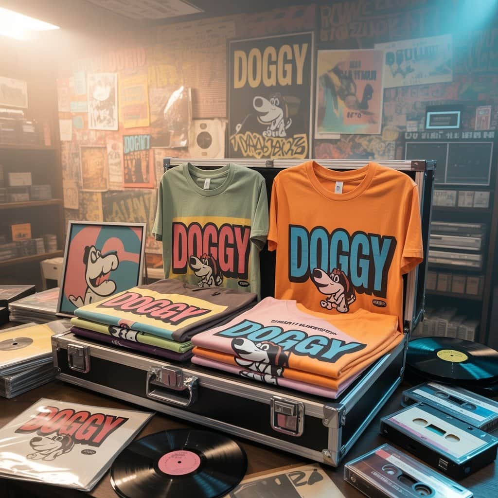 The album’s distinctive visual style influenced hip-hop culture and merchandise Doggystyle's visual aesthetic and merchandise impact
