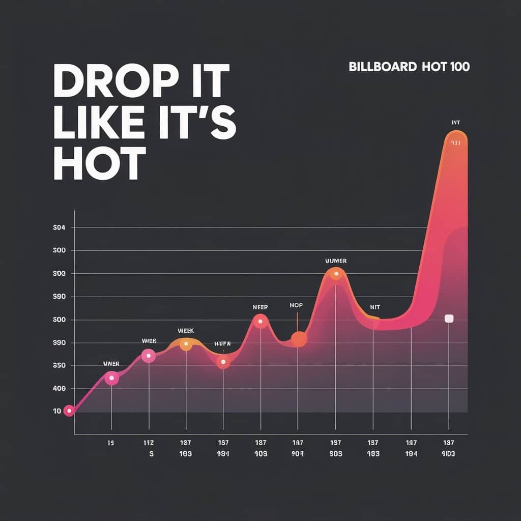 Three weeks at #1 – Snoop’s first Billboard Hot 100 chart-topper Billboard chart showing Drop It Like It's Hot at number one position