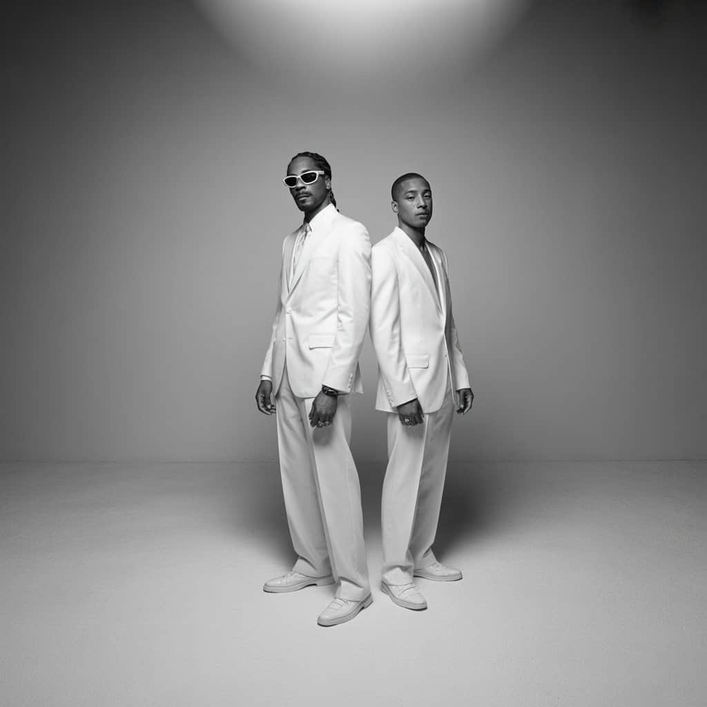 The groundbreaking black-and-white aesthetic that revolutionized hip-hop videos Black and white scene from Snoop Dogg's "Drop It Like It's Hot" music video
