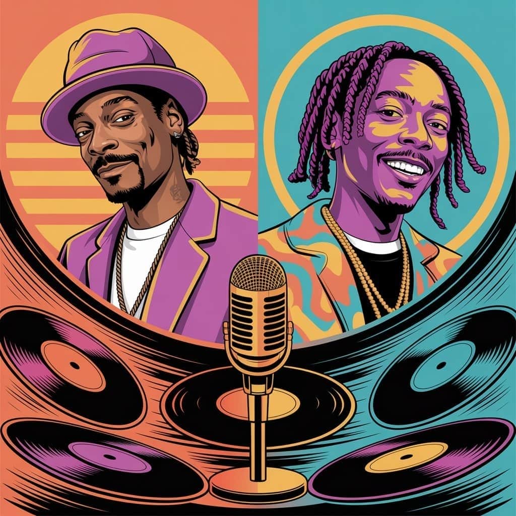 When experience meets innovation Snoop Dogg and Wiz Khalifa representing different hip-hop generations