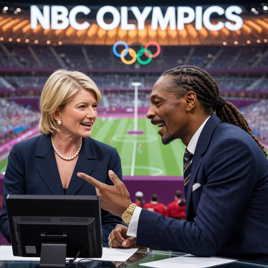 Bringing their unique chemistry to the world’s biggest sporting event Martha Stewart and Snoop Dogg during their 2024 Olympics coverage