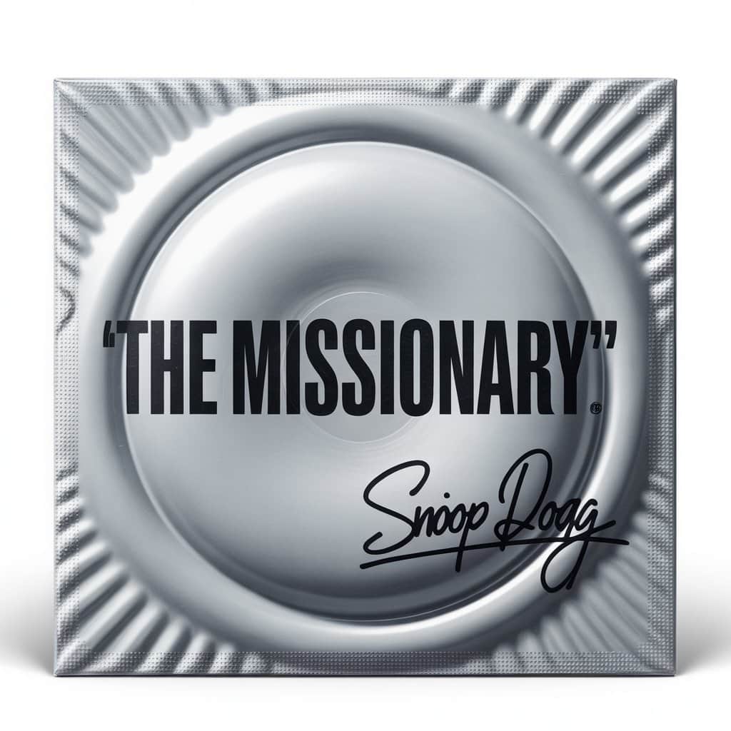 The limited edition vinyl release designed to resemble a condom wrapper Limited edition vinyl release of Missionary album with provocative packaging