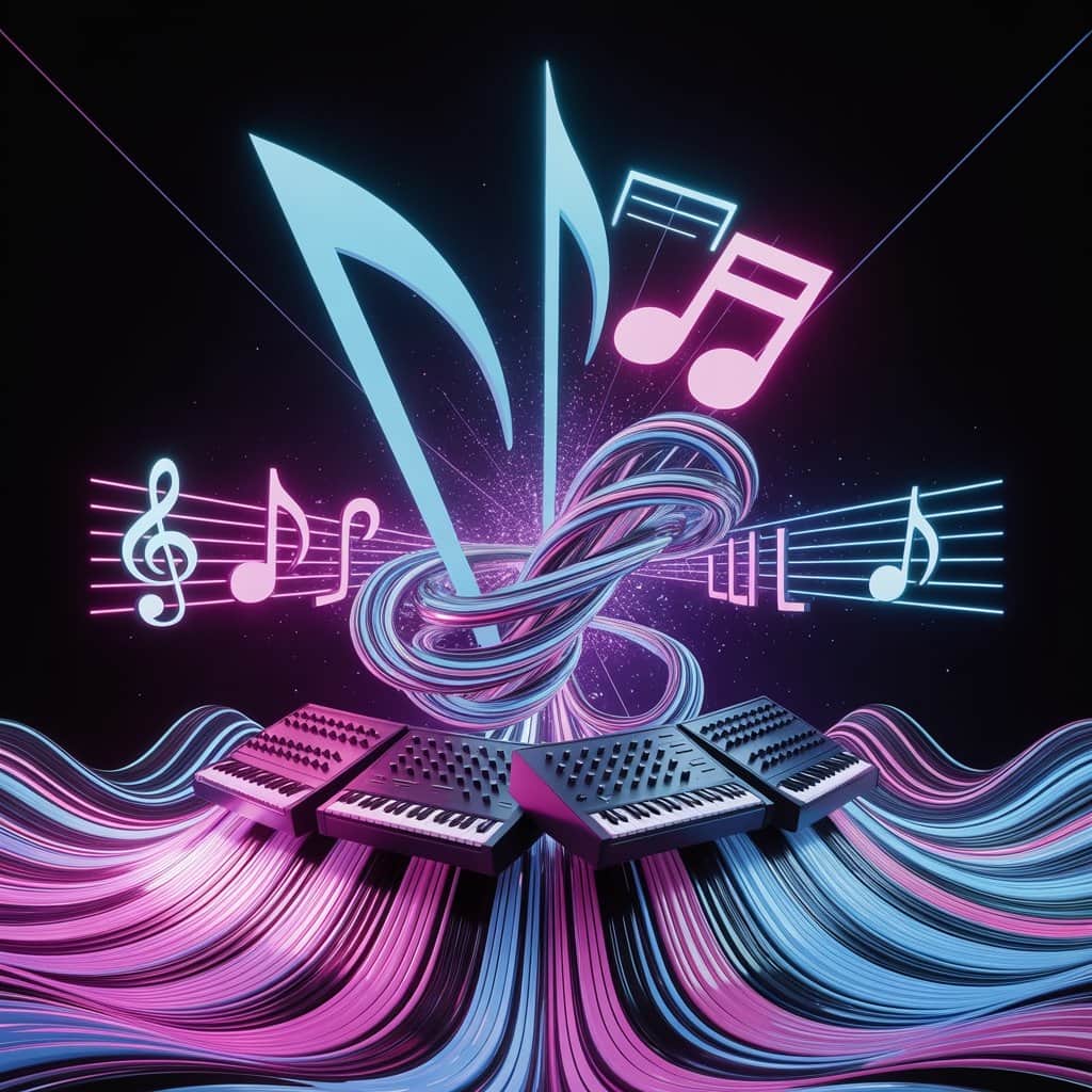 Visual representation of The Neptunes innovative production techniques