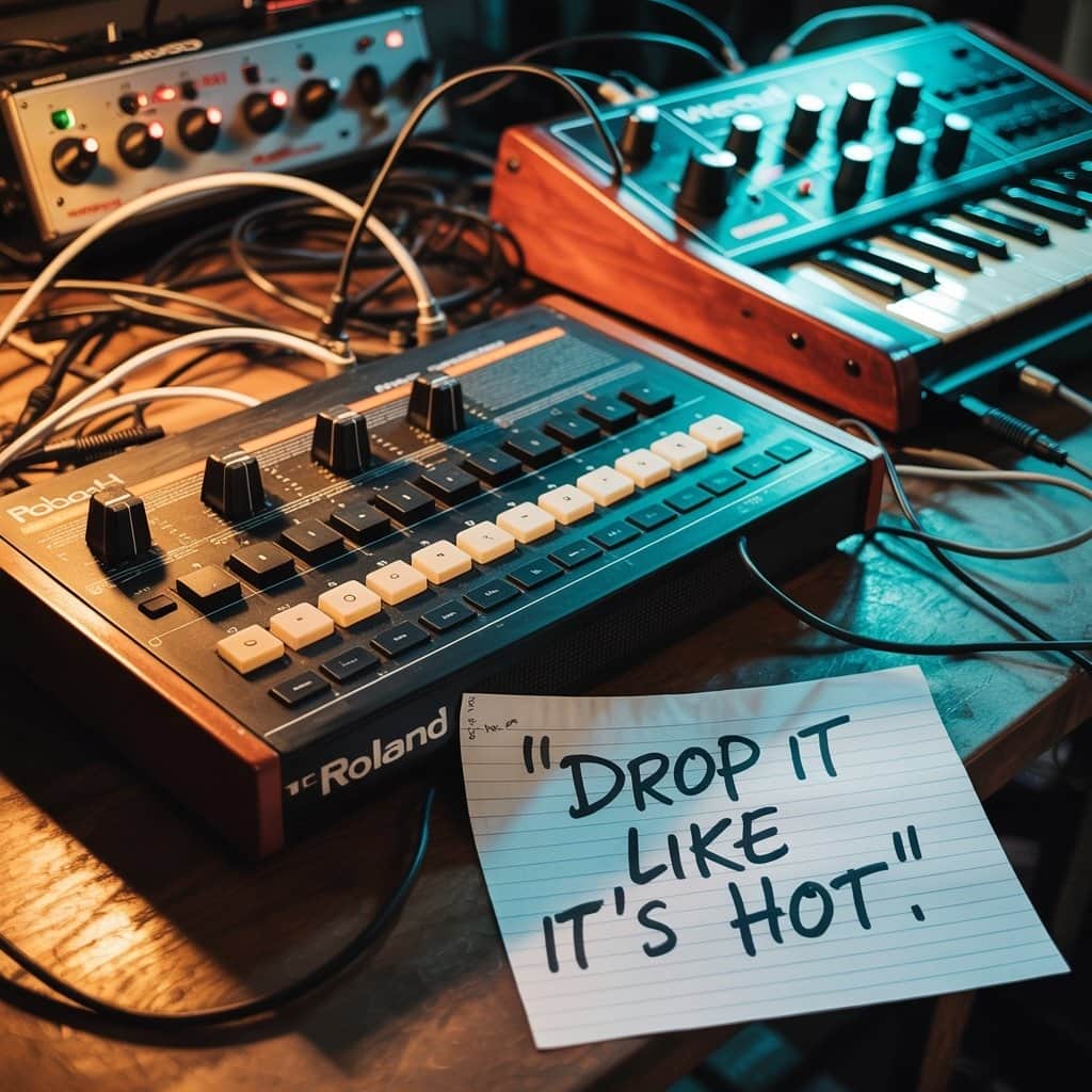 The recording equipment that created the iconic minimalist sound The Neptunes' production equipment used for "Drop It Like It's Hot"