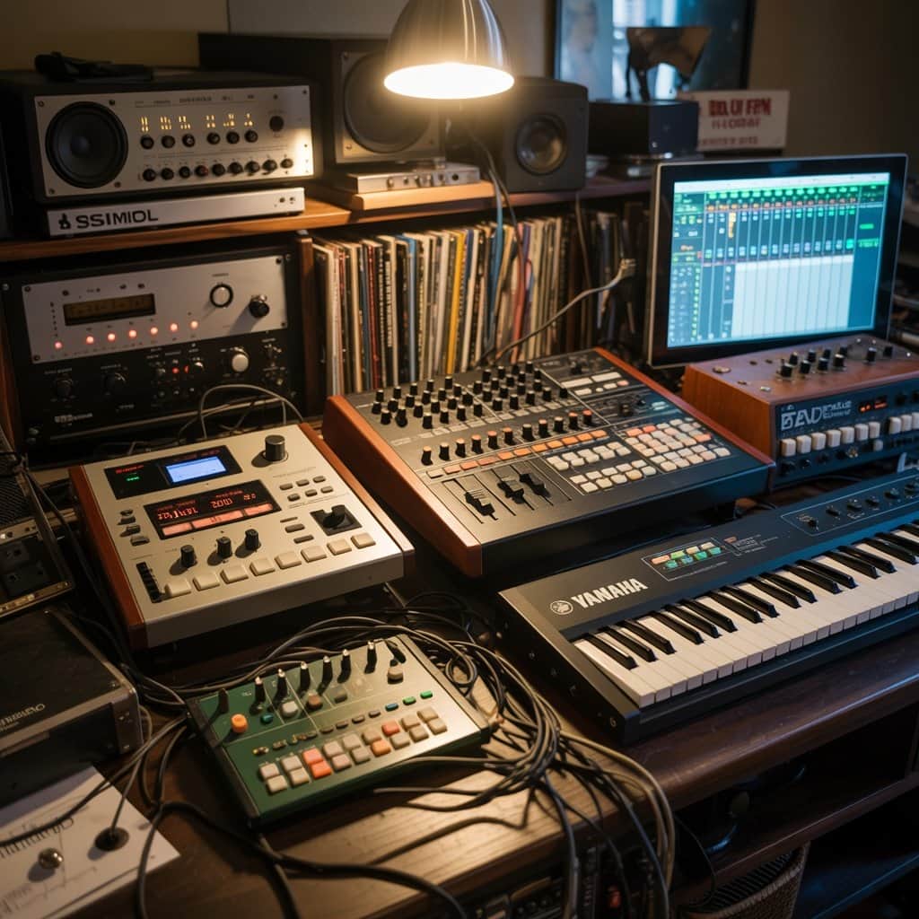 The Neptunes production studio setup