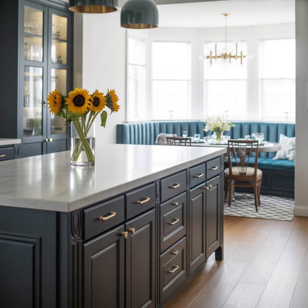 Inside the kitchen where Martha and Snoop created television history The set of Martha & Snoop's Potluck Dinner Party showing their kitchen and dining area