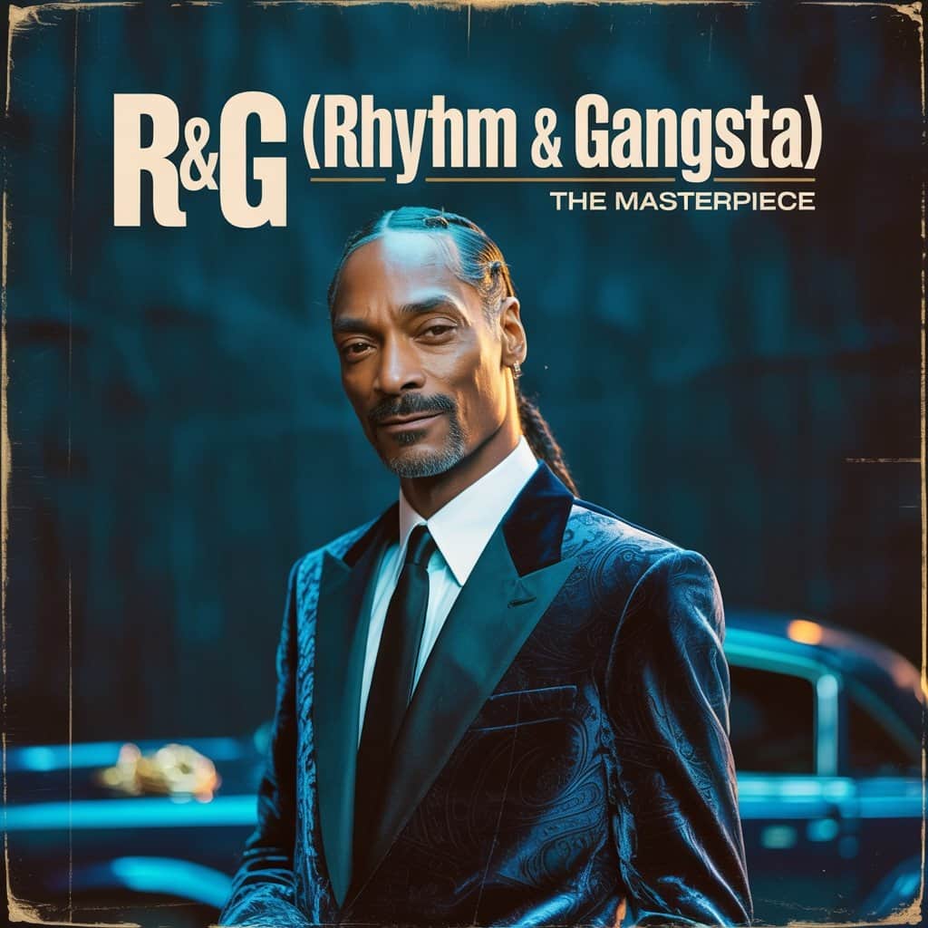 The iconic cover of Snoop Dogg’s 7th studio album released in 2004 Official album cover of Snoop Dogg's R&G (Rhythm & Gangsta): The Masterpiece