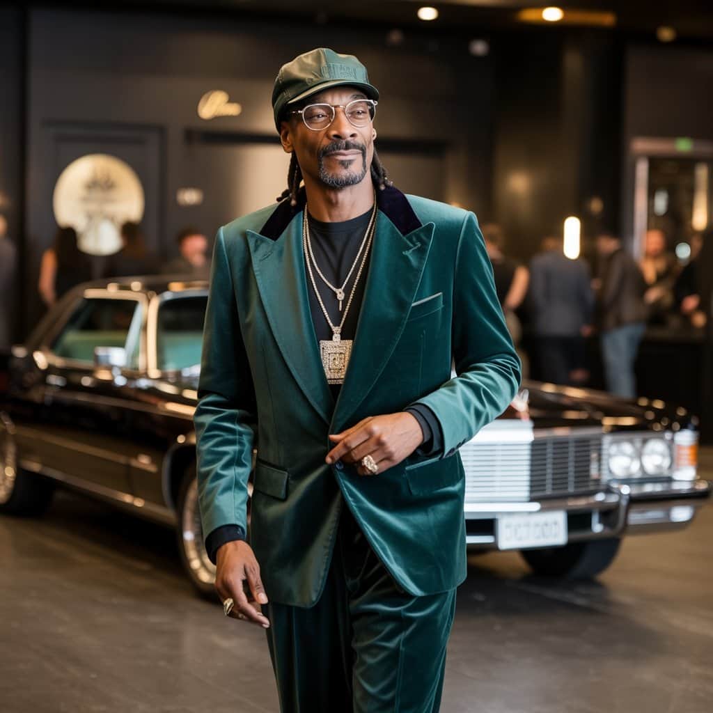 The Doggfather continues to evolve while staying true to his West Coast roots Snoop Dogg at age 53 in 2025, showing his iconic style and confident demeanor