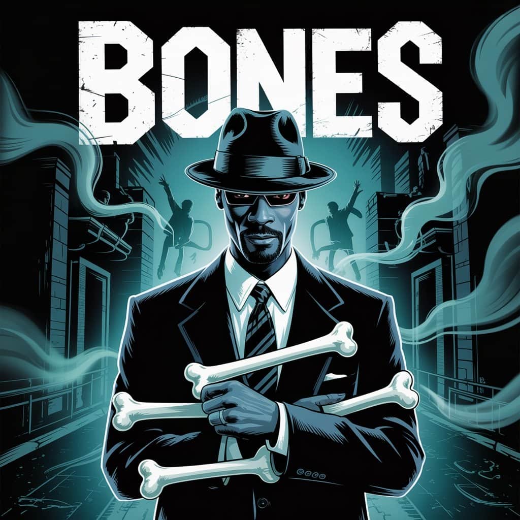 The supernatural thriller that established Snoop as a legitimate horror actor Official movie poster for Bones featuring Snoop Dogg