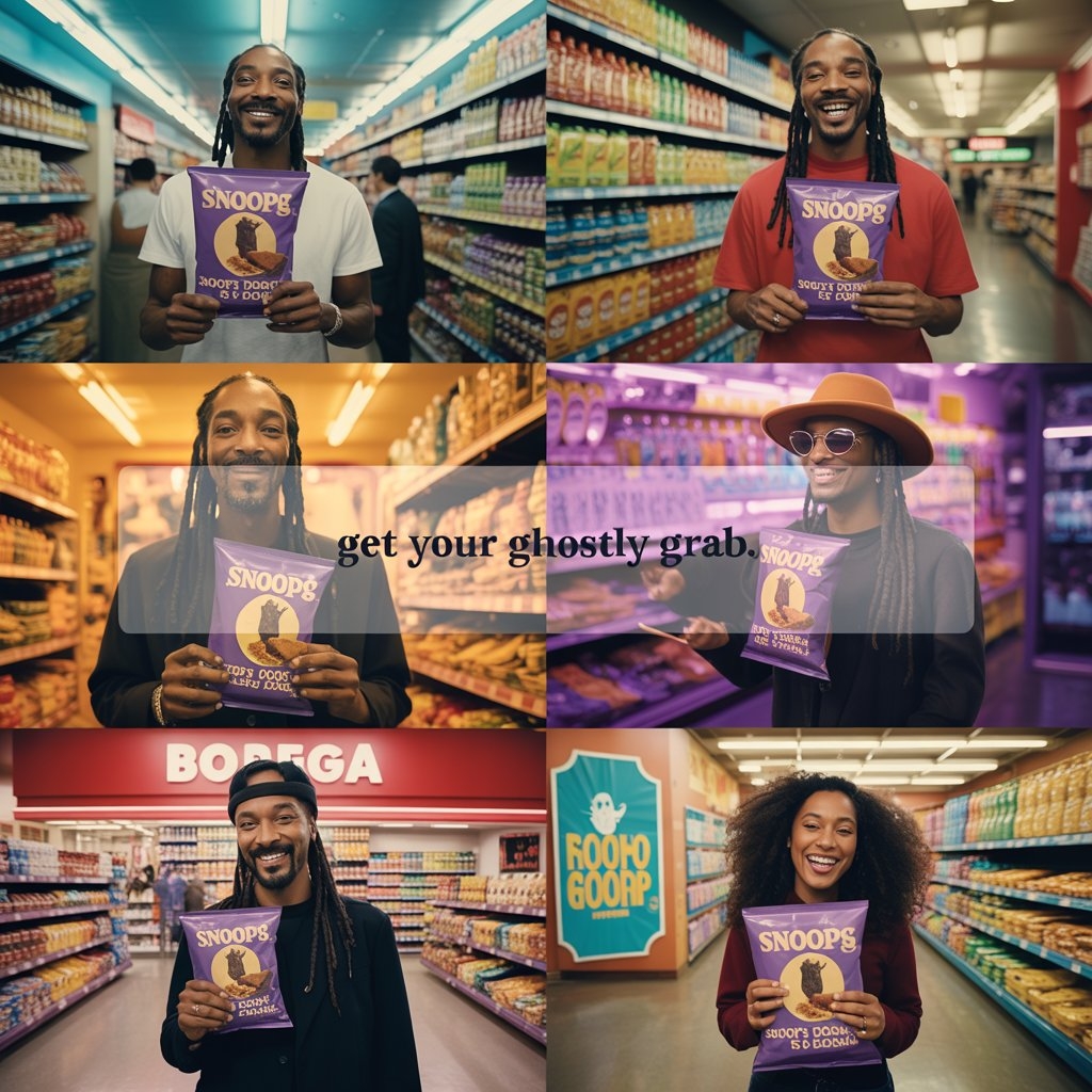 Various retail locations selling Snoop Dogg chips