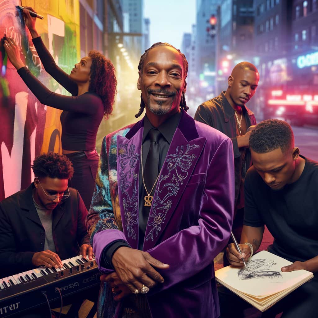 Snoop working with talented artists who brought his vision to life Snoop Dogg with featured artists from Malice n Wonderland