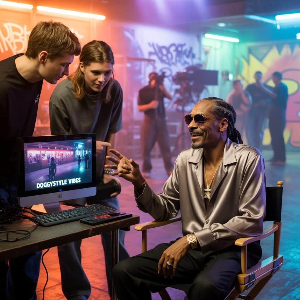 Snoop’s collaborations with legendary directors created hip-hop history Snoop Dogg working with directors on music video set
