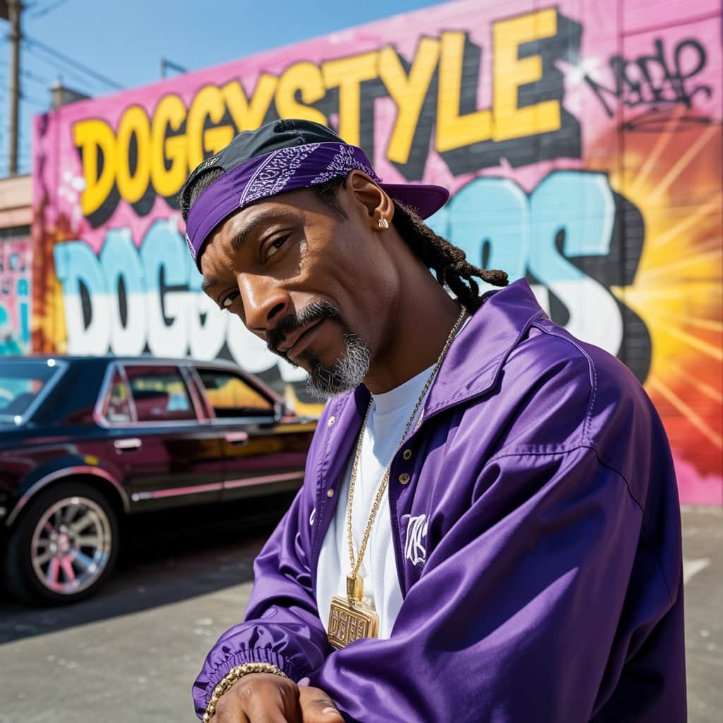 A rare glimpse of the young Doggfather during hip-hop’s golden era Vintage photo of young Snoop Dogg during his Death Row Records era