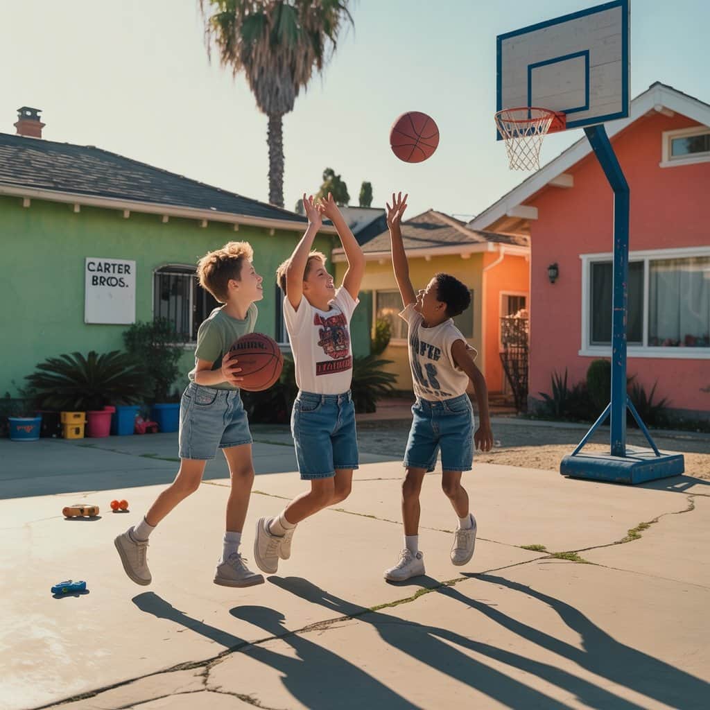 Snoop Dogg (center) with his brothers Jerry (left) and Bing (right) during their formative years Snoop Dogg with his brothers Jerry and Bing during their childhood in Long Beach