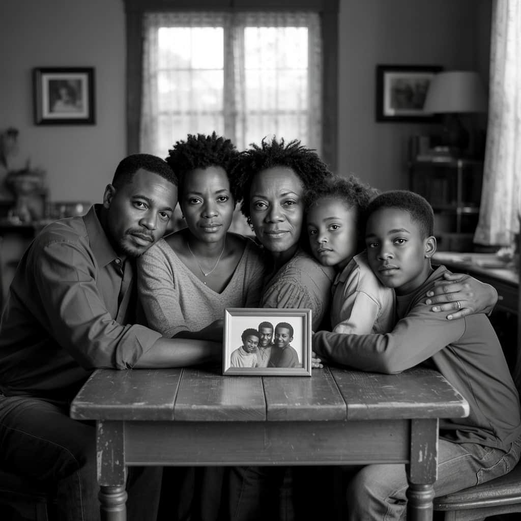 The Broadus family rallying together during challenging times Snoop Dogg with family members during a difficult time
