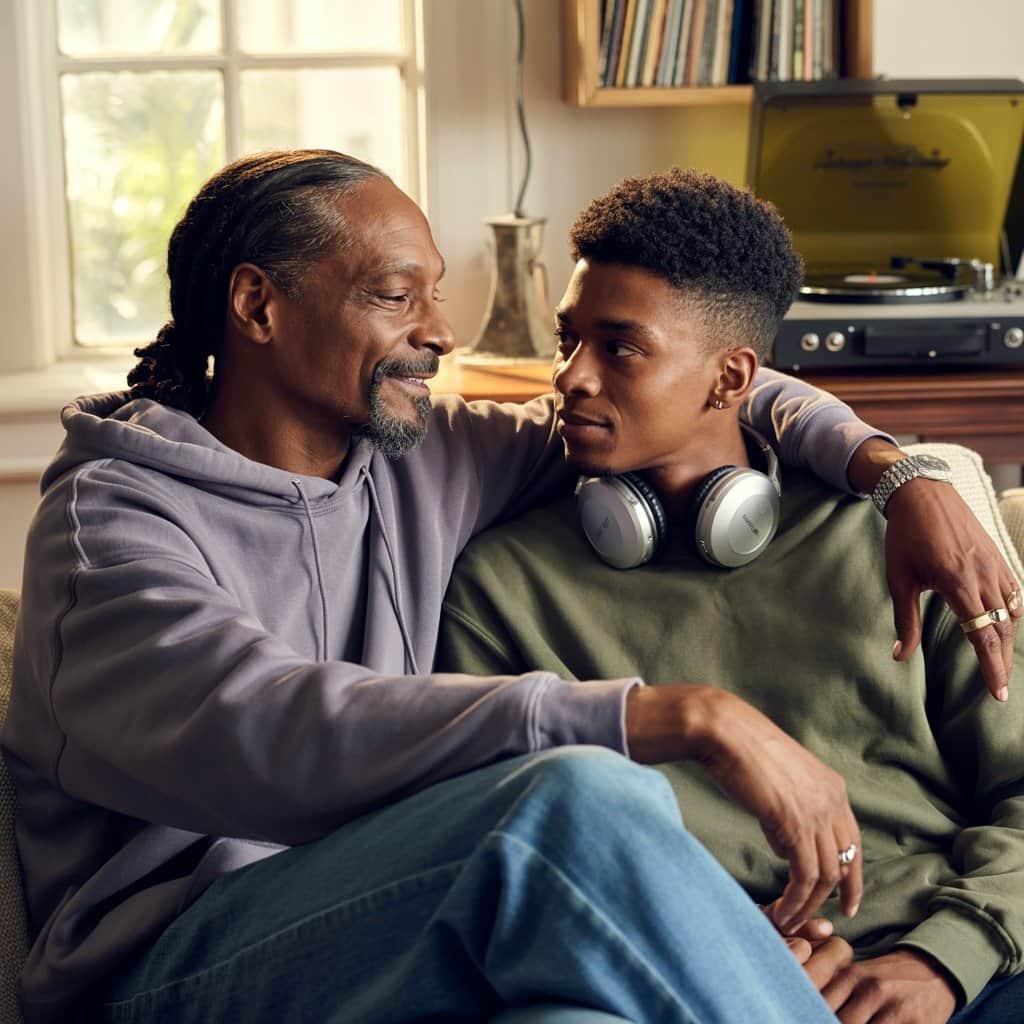 The Doggfather prioritizing family time despite his busy career Snoop Dogg spending quality time with his children at home