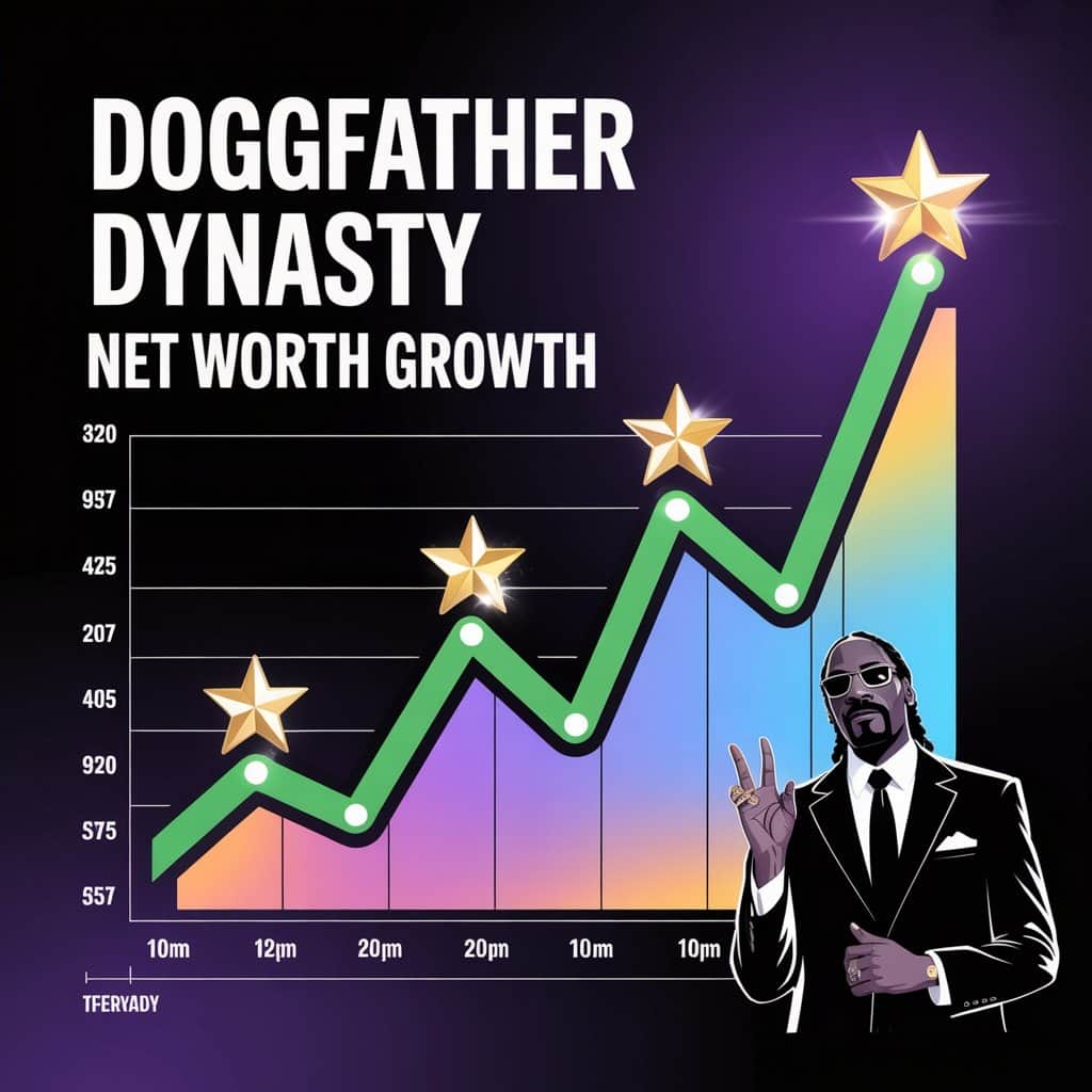Analyzing the financial trajectory toward hip-hop’s next billion-dollar empire Snoop Dogg wealth growth chart and future projections