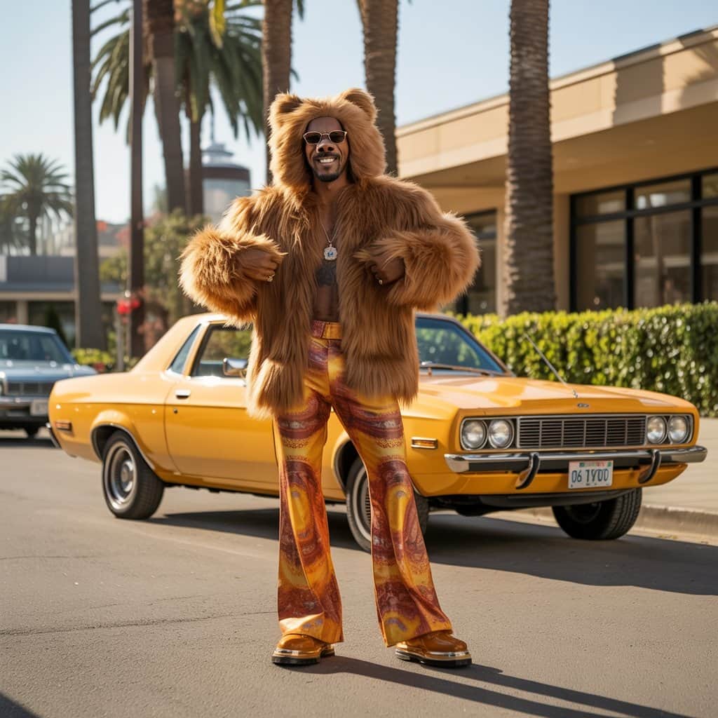 The Doggfather bringing street credibility to Hollywood comedy Snoop Dogg as Huggy Bear in Starsky & Hutch movie scene