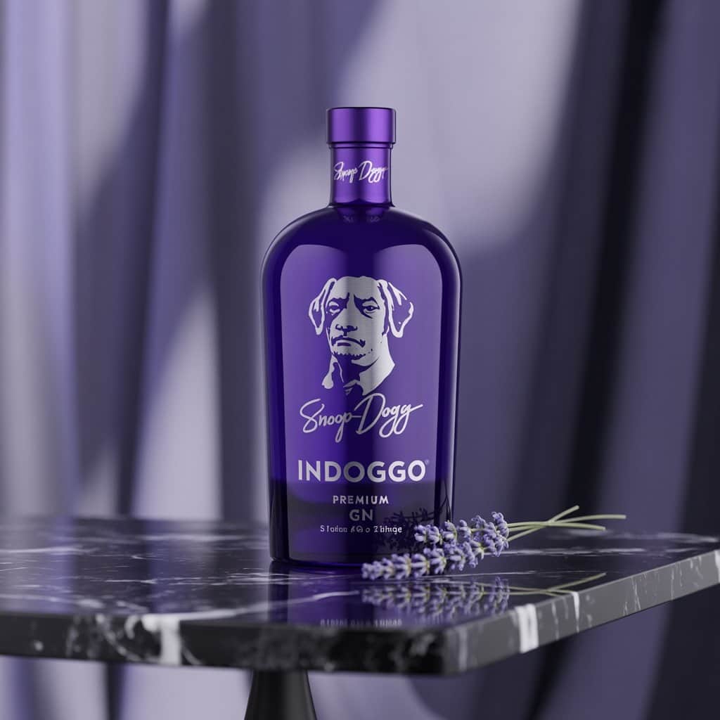 Snoop’s INDOGGO gin brings his musical legacy to life Bottle of Snoop Dogg's INDOGGO gin