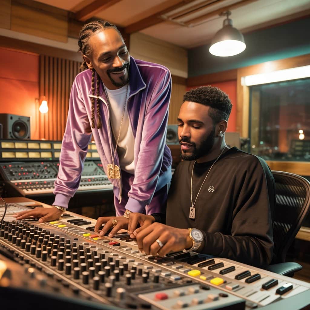The unexpected partnership that created a global hit Snoop Dogg and Jason Derulo in the studio