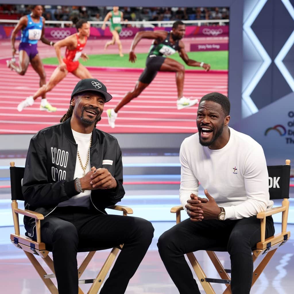 How different comedic approaches created perfect entertainment balance Side by side comparison showing Kevin Hart's animated expressions and Snoop Dogg's cool demeanor