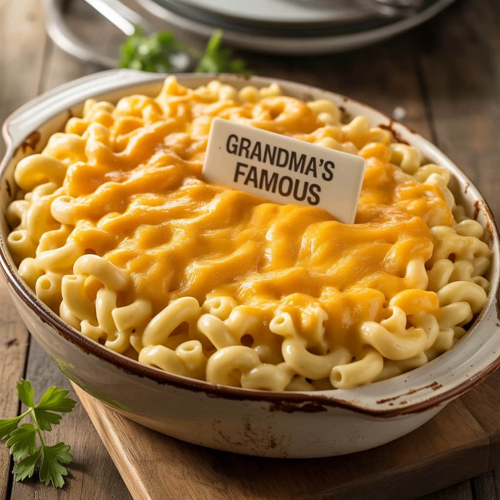 Snoop Dogg's famous mac and cheese recipe with golden melted cheese