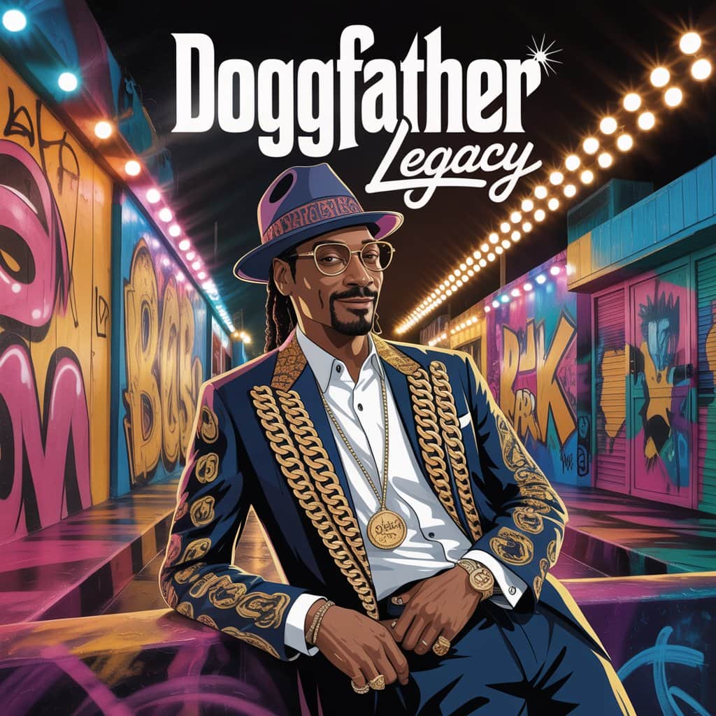 The striking album artwork representing the duality theme Snoop Dogg Malice n Wonderland album cover artwork